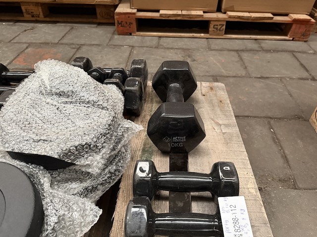 Pallet halterschijven en dumbbells - afbeelding 5 van  19
