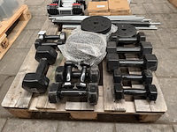 Pallet halterschijven en dumbbells - afbeelding 9 van  19