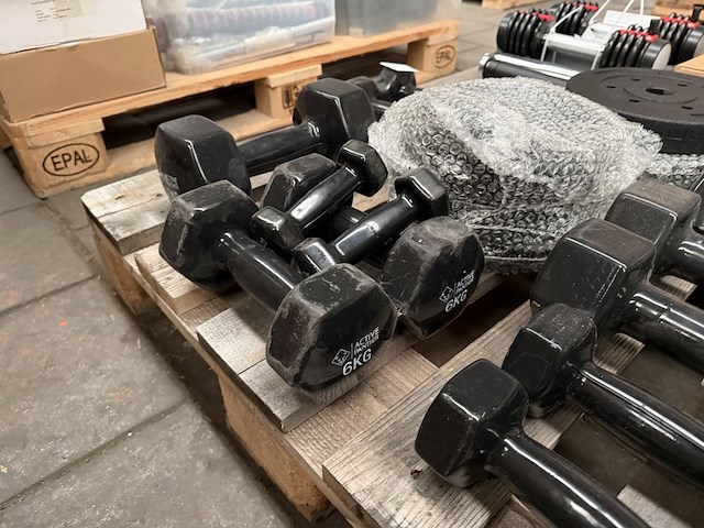 Pallet halterschijven en dumbbells - afbeelding 10 van  19