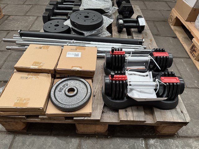 Pallet halterschijven en dumbbells - afbeelding 12 van  19