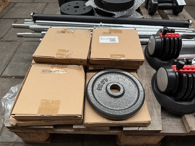 Pallet halterschijven en dumbbells - afbeelding 17 van  19