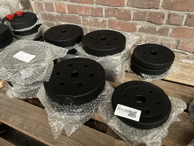 Pallet halterschijven en dumbbells - afbeelding 3 van  8