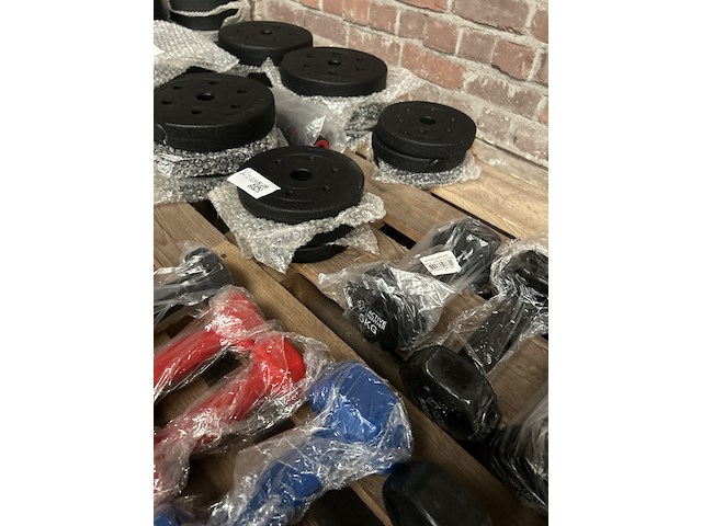 Pallet halterschijven en dumbbells - afbeelding 8 van  8