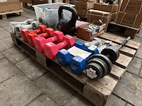 Pallet halterschijven, kettlebells en dumbbells - afbeelding 1 van  9