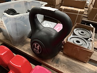 Pallet halterschijven, kettlebells en dumbbells - afbeelding 8 van  9