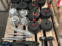 Pallet halterschijven, kettlebells en dumbbells - afbeelding 1 van  5
