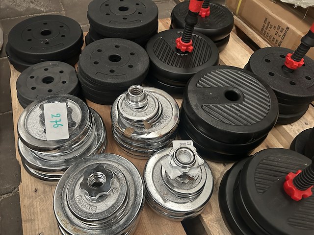 Pallet halterschijven, kettlebells en dumbbells - afbeelding 2 van  5