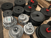 Pallet halterschijven, kettlebells en dumbbells - afbeelding 2 van  5