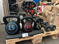 Pallet halterschijven, kettlebells en dumbbells - afbeelding 5 van  5