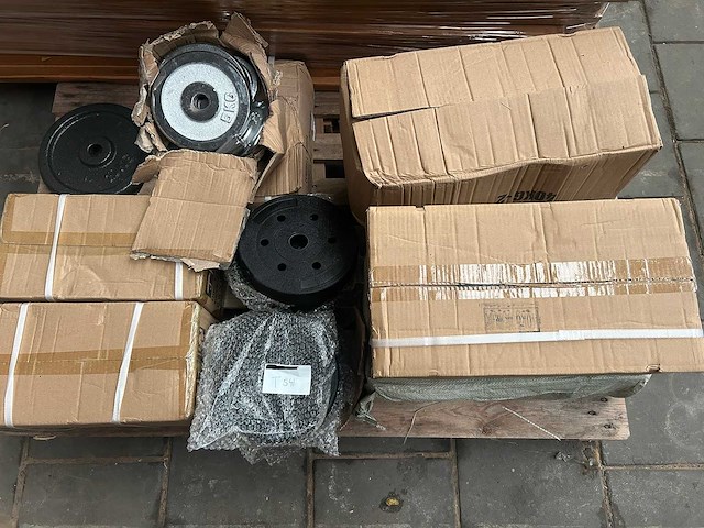 Pallet halterschijven - afbeelding 1 van  7