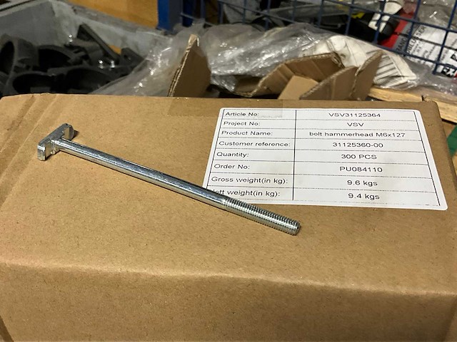 Pallet hamerkopbouten - afbeelding 2 van  5