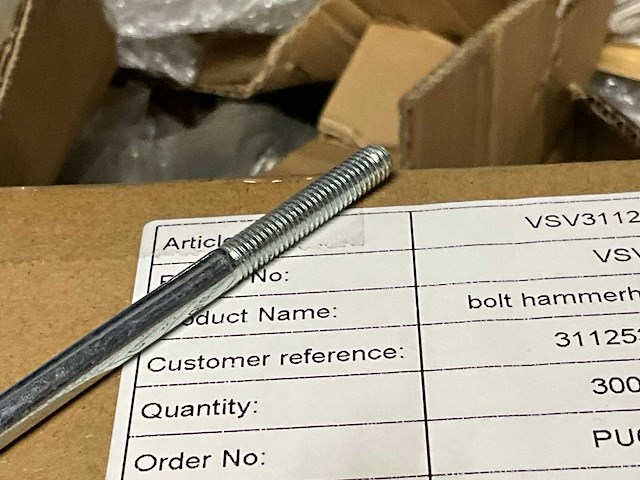 Pallet hamerkopbouten - afbeelding 2 van  2