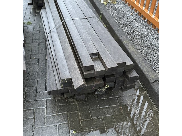 Pallet hardhouten balken - afbeelding 3 van  6