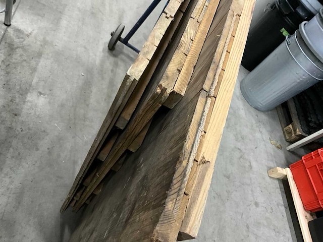 Pallet houten vloerdelen - afbeelding 7 van  7