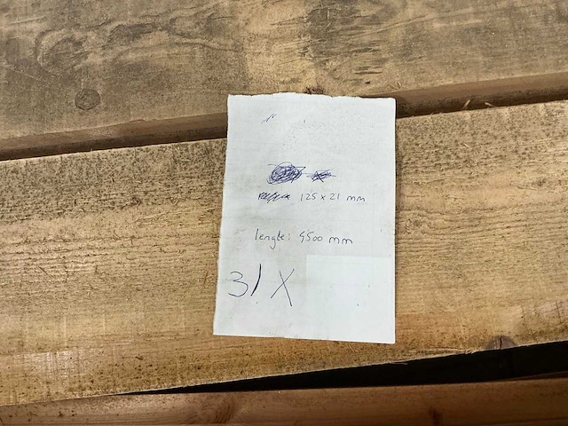 Pallet houtmateriaal (5x) - afbeelding 5 van  15
