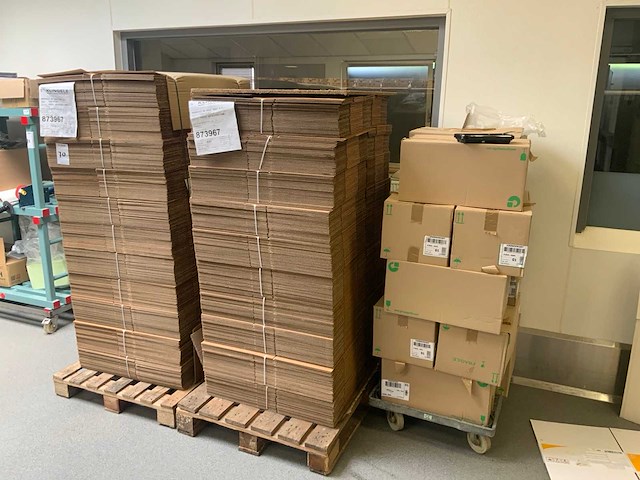 Pallet kartonnen dozen (2x) - afbeelding 3 van  5
