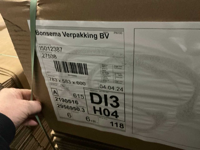 Pallet kartonnen dozen met opdruk (13x) - afbeelding 3 van  16