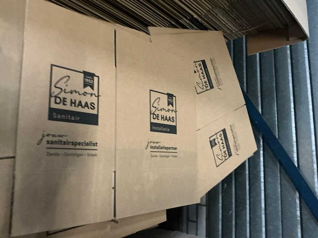 Pallet kartonnen dozen met opdruk (13x) - afbeelding 5 van  16