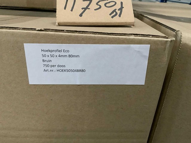 Pallet kartonnen hoekbeschermers (4x) - afbeelding 2 van  5