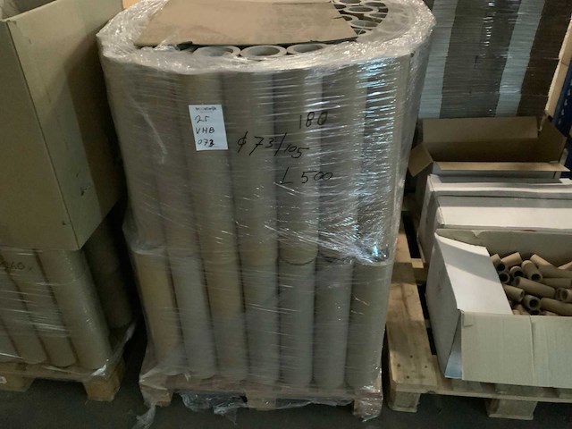 Pallet kartonnen kokers (15x) - afbeelding 4 van  9