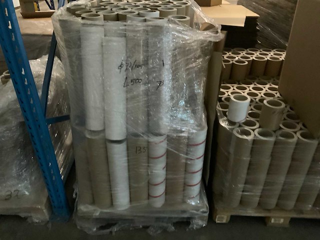 Pallet kartonnen kokers (15x) - afbeelding 5 van  9