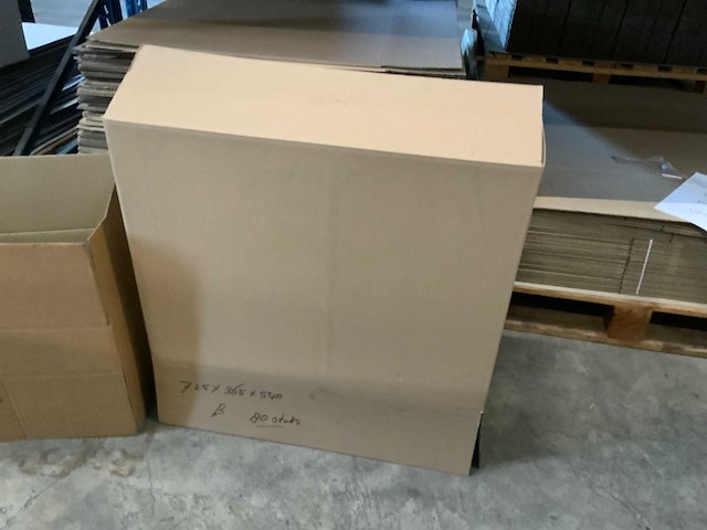 Pallet kartonnen vouwdozen (4x) - afbeelding 4 van  4