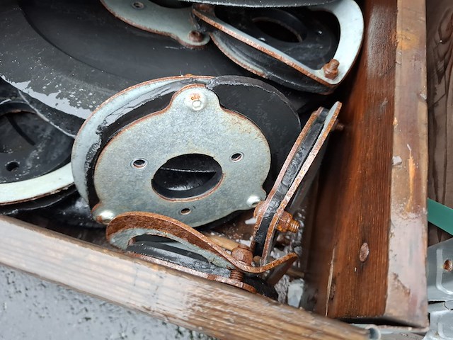 Pallet kunststof bemesterschijven - afbeelding 3 van  5