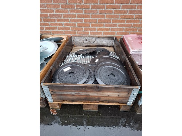 Pallet kunststof bemesterschijven - afbeelding 1 van  3