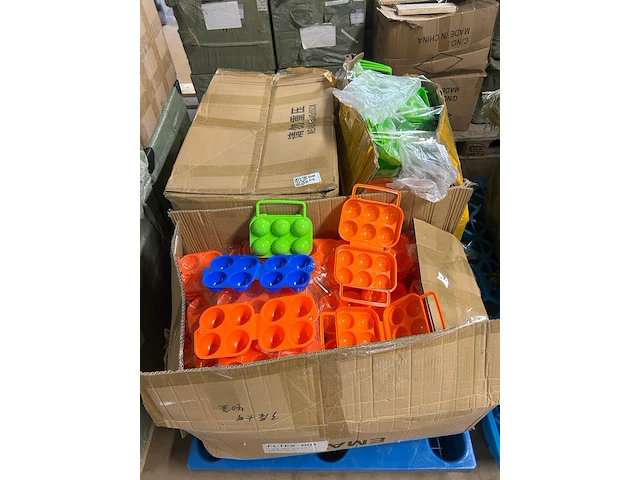 Pallet kunststof eierhouders - afbeelding 1 van  5