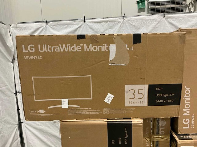 Pallet lg pc schermen / monitors (10x) - afbeelding 1 van  1