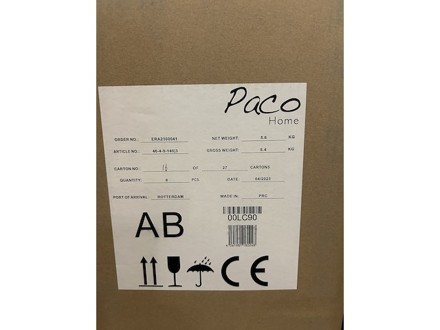 Pallet met 100 stuks design verlichting, paco home - afbeelding 2 van  3