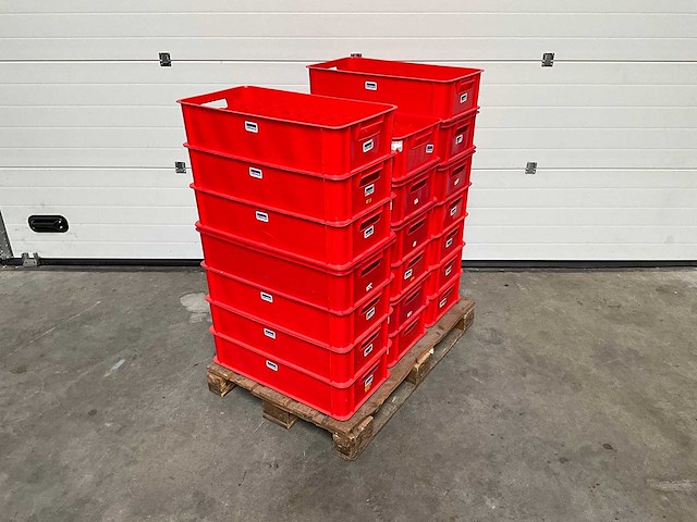 Pallet met 20 glazenkratten - afbeelding 1 van  5