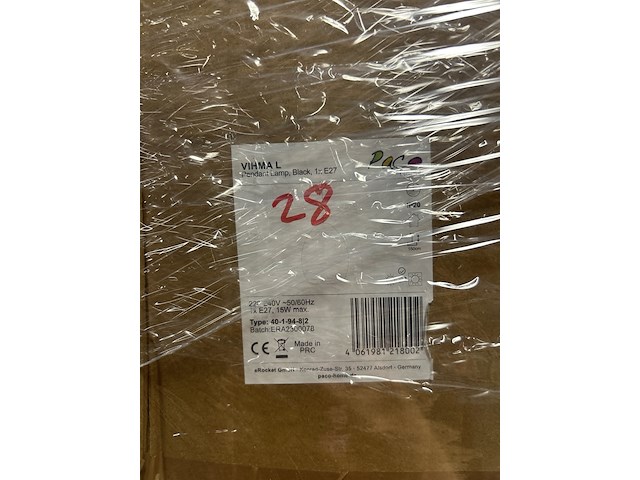 Pallet met 28 stuks design verlichting, paco home - afbeelding 2 van  6