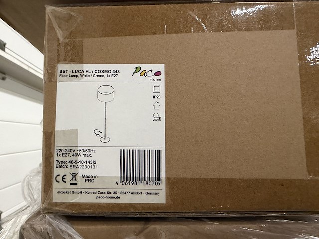 Pallet met 30 stuks design verlichting paco home – verkrijgbaar op bol.com en amazon - afbeelding 6 van  7