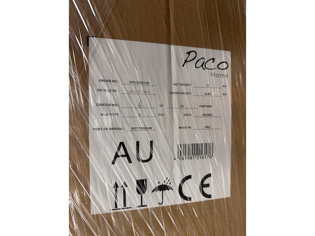 Pallet met 32 stuks design verlichting paco home – verkrijgbaar op bol.com en amazon - afbeelding 5 van  7