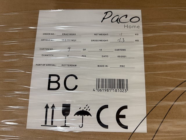 Pallet met 35 stuks design verlichting paco home – verkrijgbaar op bol.com en amazon - afbeelding 3 van  5