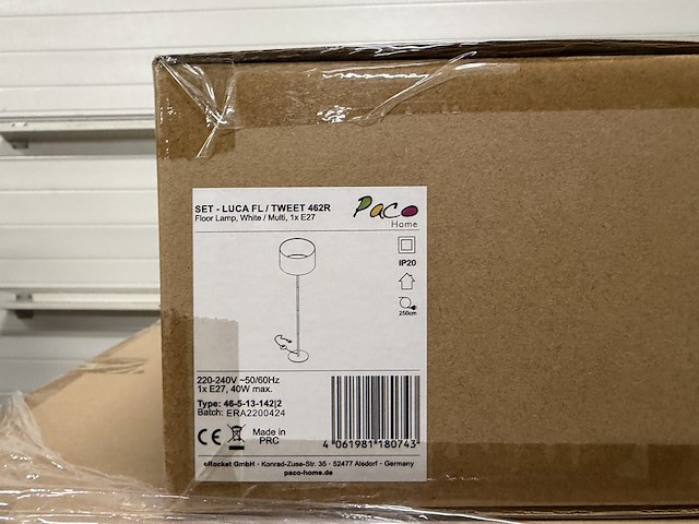 Pallet met 36 stuks design verlichting paco home – verkrijgbaar op bol.com en amazon - afbeelding 4 van  6