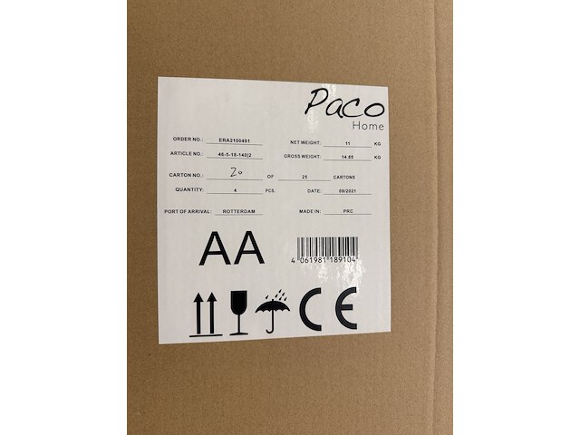 Pallet met 52 stuks design verlichting paco home – verkrijgbaar op bol.com en amazon - afbeelding 5 van  7