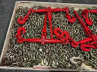 Pallet met 5x ratelspanner en 10x transportketting (4,17 ton) - afbeelding 3 van  3