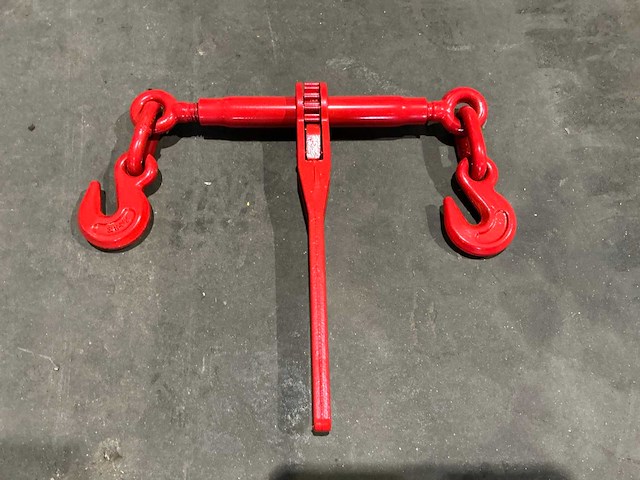 Pallet met 5x ratelspanner en 10x transportketting (4,17 ton) - afbeelding 1 van  2