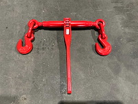 Pallet met 5x ratelspanner en 10x transportketting (4,17 ton) - afbeelding 1 van  2