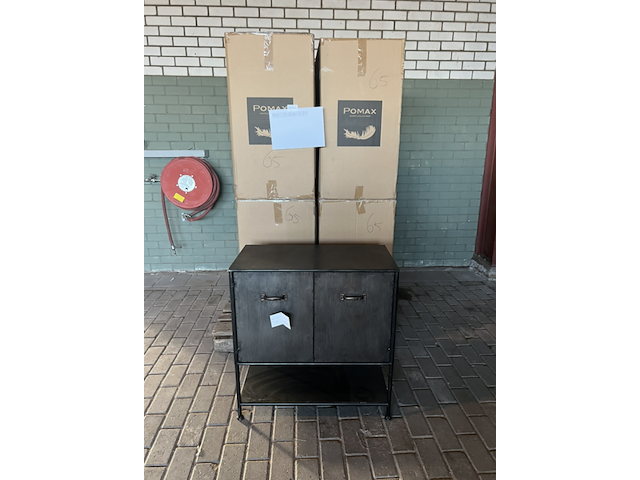 Pallet met 5x typographic - kast - metaal, pomax, zwart - afbeelding 3 van  4