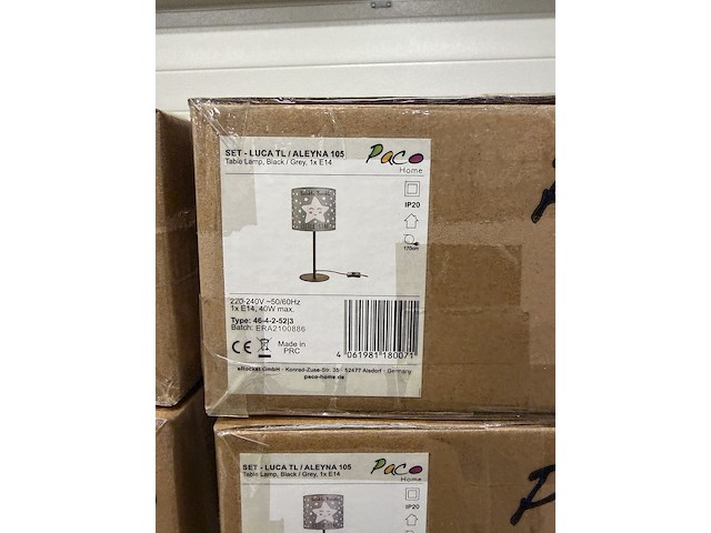 Pallet met 65 stuks design verlichting paco home – verkrijgbaar op bol.com en amazon - afbeelding 5 van  5