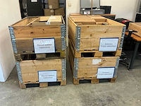 Pallet met bakken en vakverdelingen (4x) - afbeelding 2 van  9