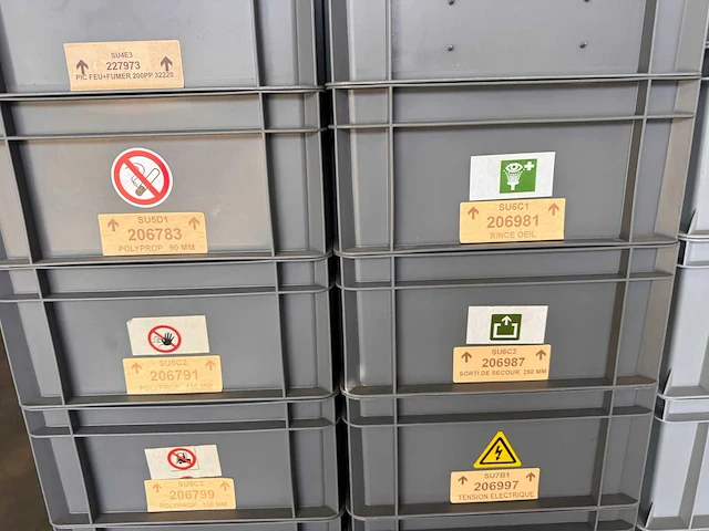 Pallet met bordstickers - veiligheid en markering - afbeelding 2 van  27