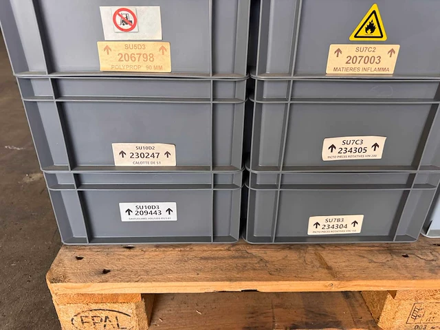 Pallet met bordstickers - veiligheid en markering - afbeelding 26 van  27