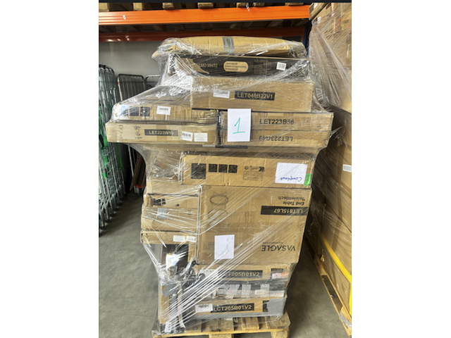 Pallet met ca. 32x salontafels & bijzettafels - afbeelding 6 van  7