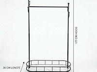 Pallet met ca. 47x kledingrekken & kapstokken – diverse moderne modellen - afbeelding 2 van  6