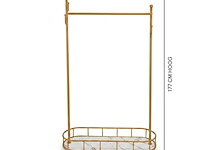 Pallet met ca. 47x kledingrekken & kapstokken – diverse moderne modellen - afbeelding 3 van  6