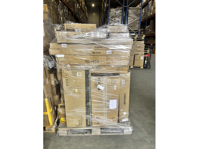 Pallet met ca. 47x kledingrekken & kapstokken – diverse moderne modellen - afbeelding 4 van  6